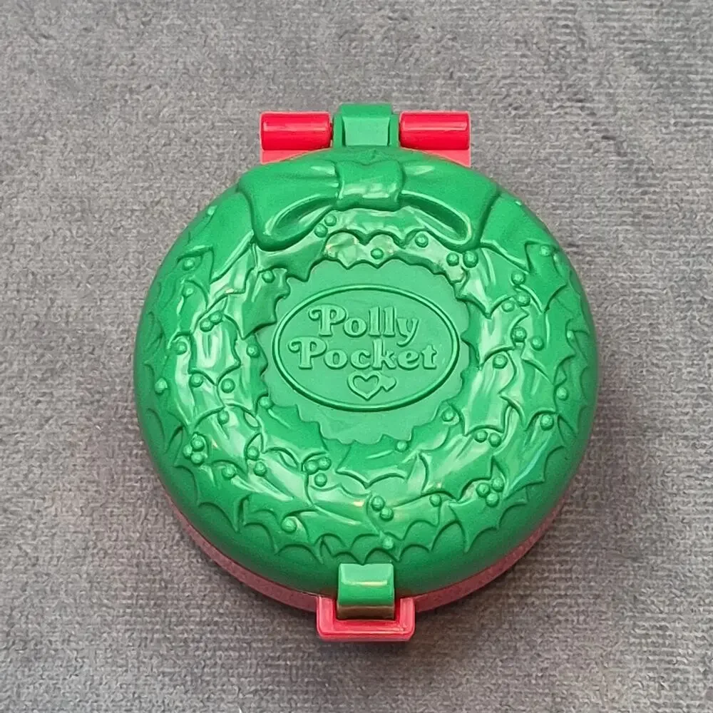 Vintage Bluebird Polly Pocket McDonalds Happy Meal Toy Christmas Wreath 1993